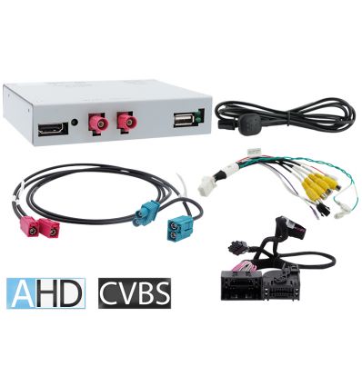 MERCEDES MBUX NTG7 AHD/CVBS/HDMI rear and front camera input interface