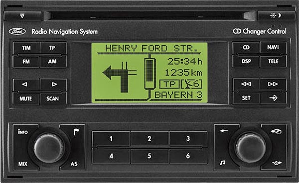 Vehicle navigation ford radio interface #10